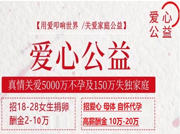 惠来捐卵助孕生子 爱心志愿者招募